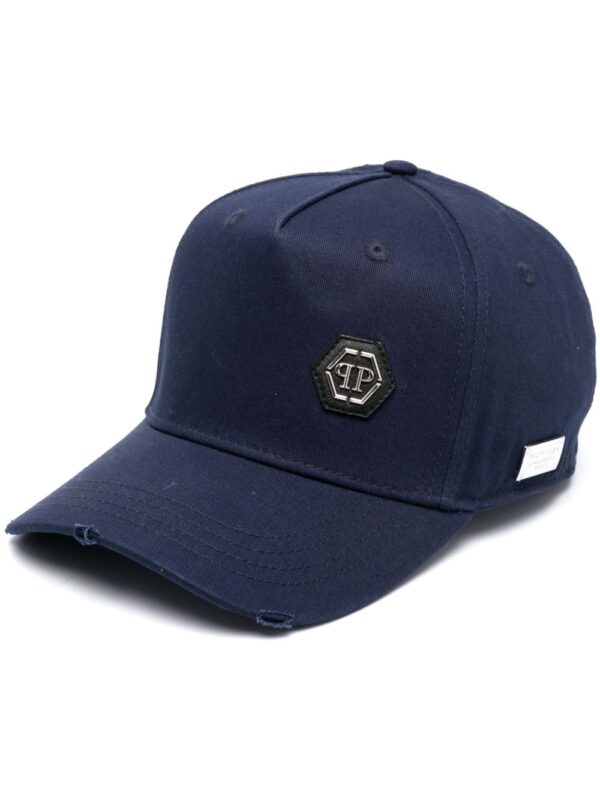 Philipp Plein logo-patch baseball cap