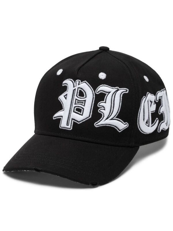 Philipp Plein logo-embroidered cotton cap