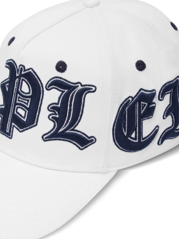 Philipp Plein logo-embroidered cotton cap - Image 3