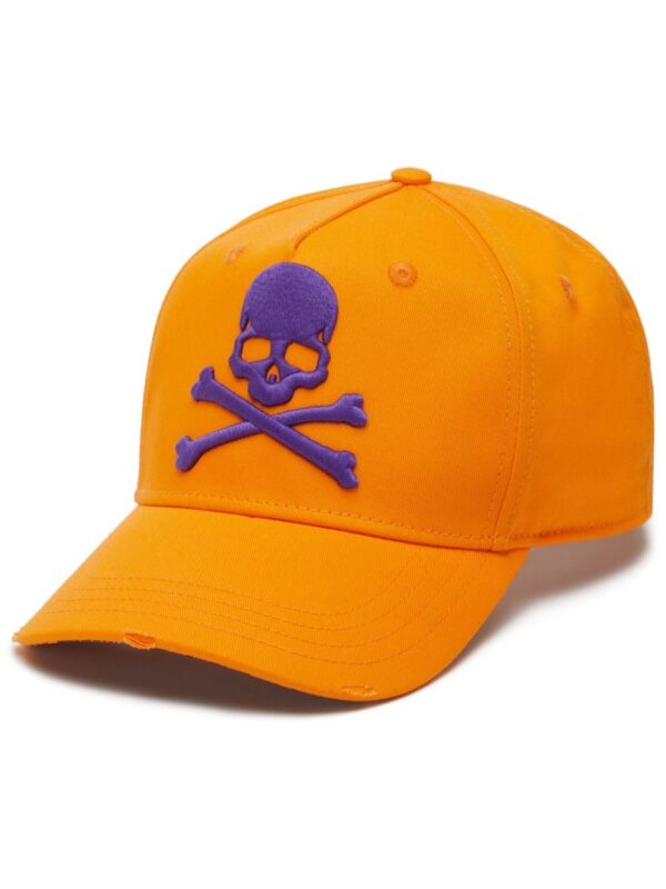 Philipp Plein logo-embroidered cotton cap