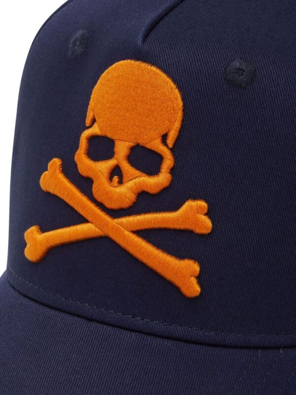Philipp Plein logo-embroidered cotton cap - Image 3