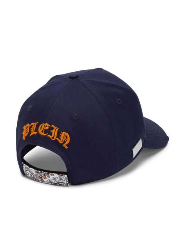 Philipp Plein logo-embroidered cotton cap - Image 2