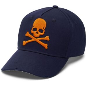 Philipp Plein logo-embroidered cotton cap