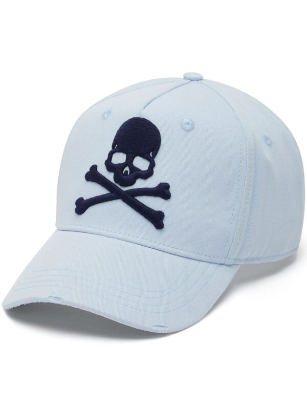 Philipp Plein logo-embroidered cotton cap