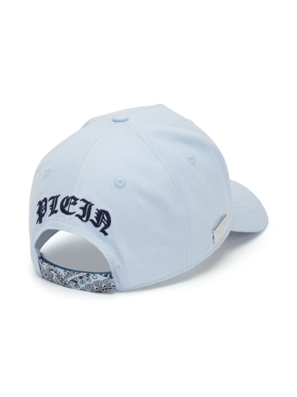 Philipp Plein logo-embroidered cotton cap - Image 2