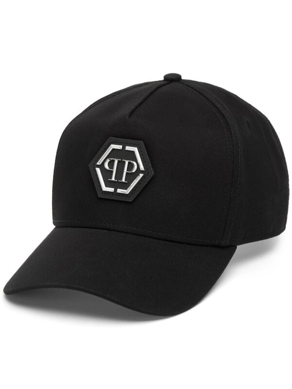 Philipp Plein logo-plaque cotton baseball cap