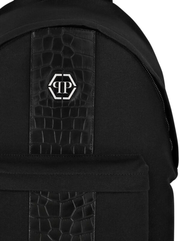Philipp Plein logo-plaque zip-up backpack - Image 2