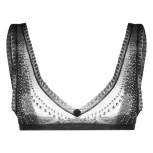 Rabanne  bead-embellished bra