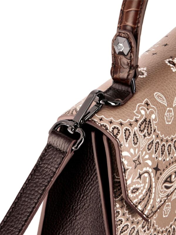 Philipp Plein Superheroine paisley leather bag - Image 4