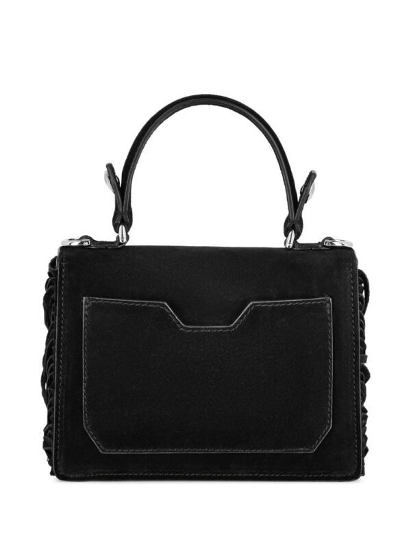 Philipp Plein Small Superheroine Fringe suede bag - Image 3