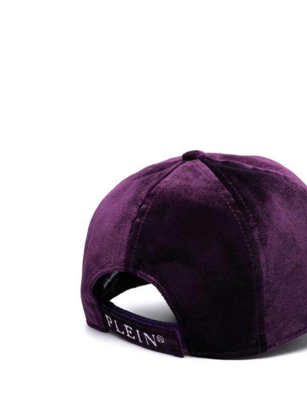 Philipp Plein velvet-effect baseball cap - Image 2