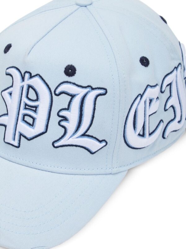 Philipp Plein logo-embroidered cotton cap - Image 3