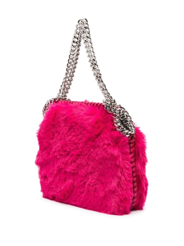 Stella McCartney mini Falabella faux-fur tote bag - Image 4