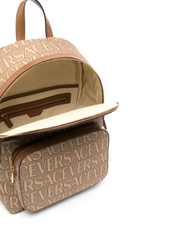 Versace logo-print backpack - Image 4