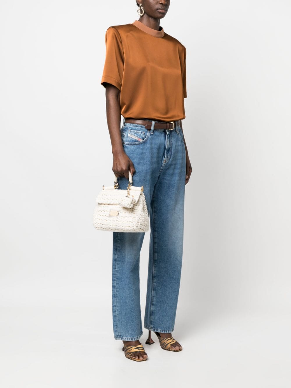 Dolce & Gabbana small Sicily Soft crochet shoulder bag - Image 2