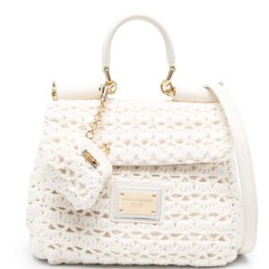 Dolce & Gabbana small Sicily Soft crochet shoulder bag