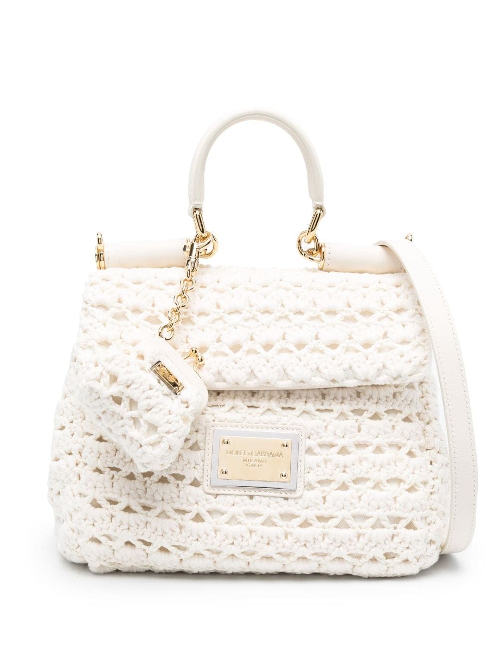 Dolce & Gabbana small Sicily Soft crochet shoulder bag