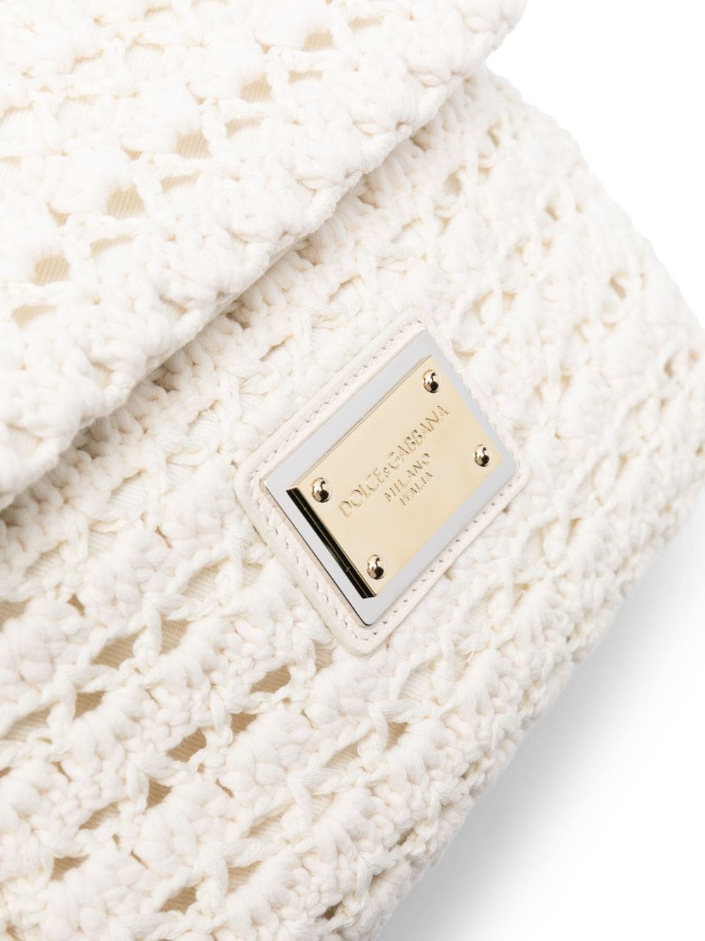 Dolce & Gabbana small Sicily Soft crochet shoulder bag - Image 4