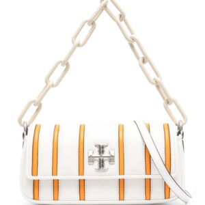 Tory Burch Kira striped shoulder bag