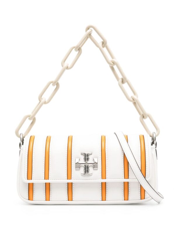 Tory Burch Kira striped shoulder bag
