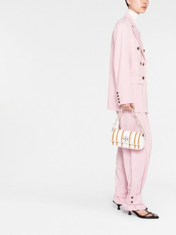 Tory Burch Kira striped shoulder bag - Image 2