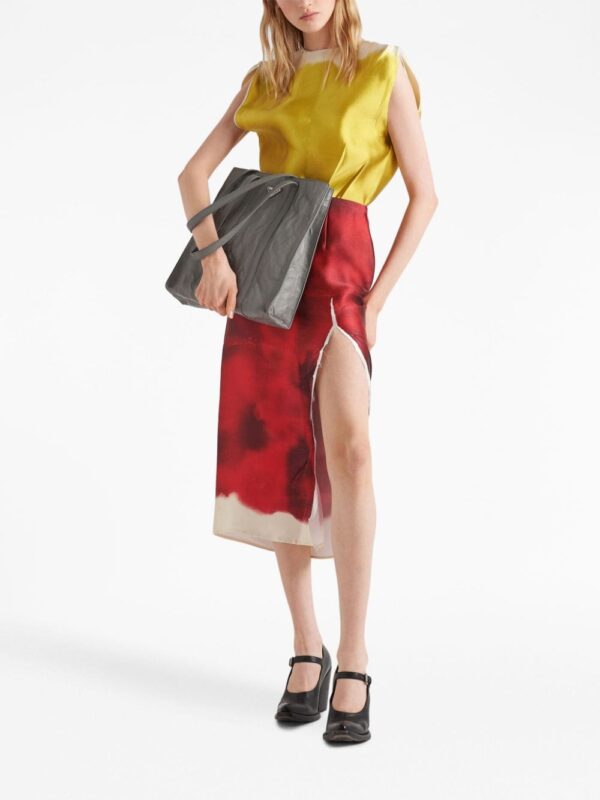 Prada logo-plaque tote bag - Image 2