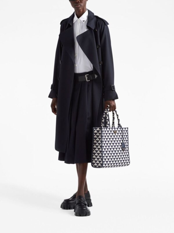 Prada large Symbole embroidered tote bag - Image 2