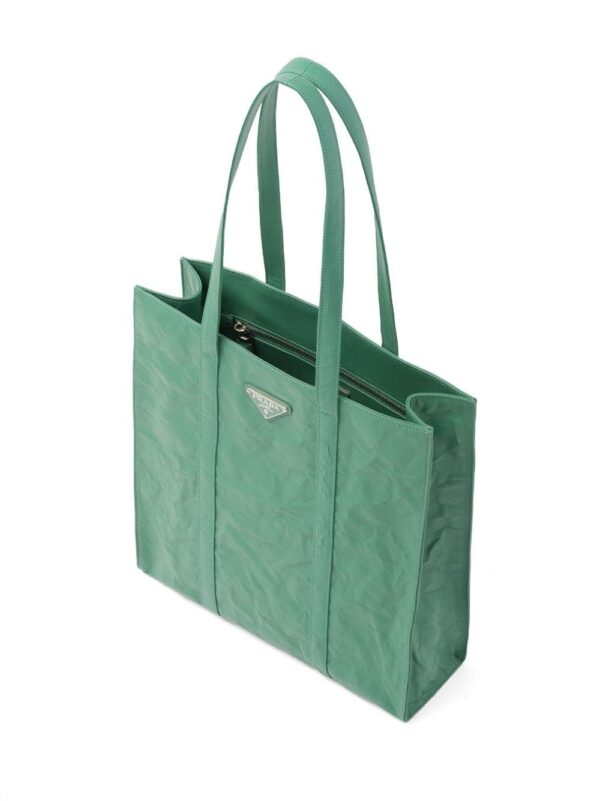 Prada small antique nappa leather tote - Image 5