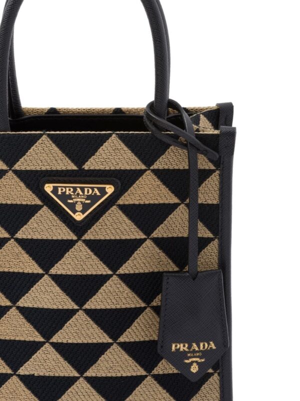 Prada Symbole embroidered mini bag - Image 5