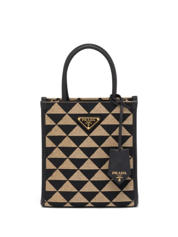 Prada Symbole embroidered mini bag