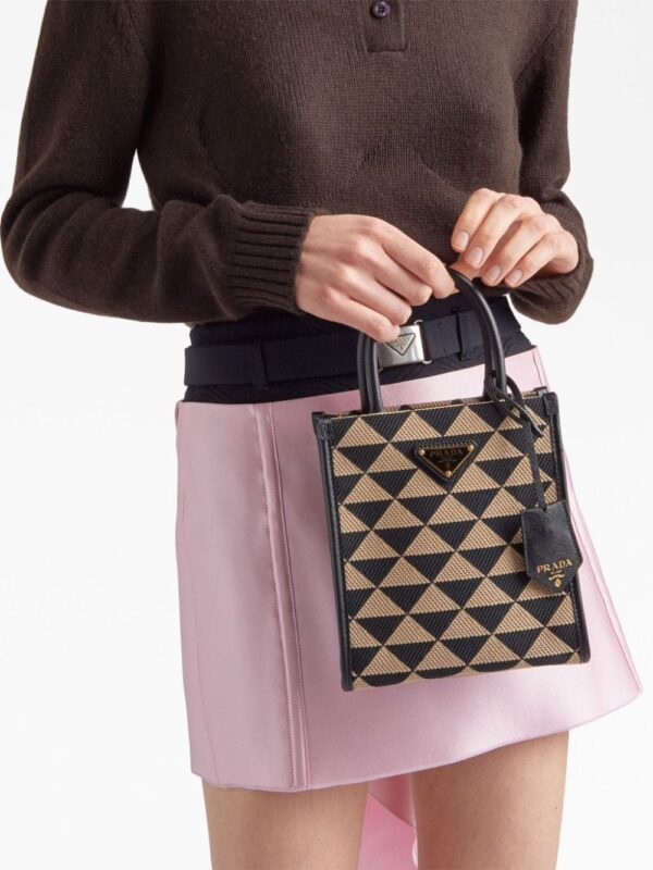 Prada Symbole embroidered mini bag - Image 3