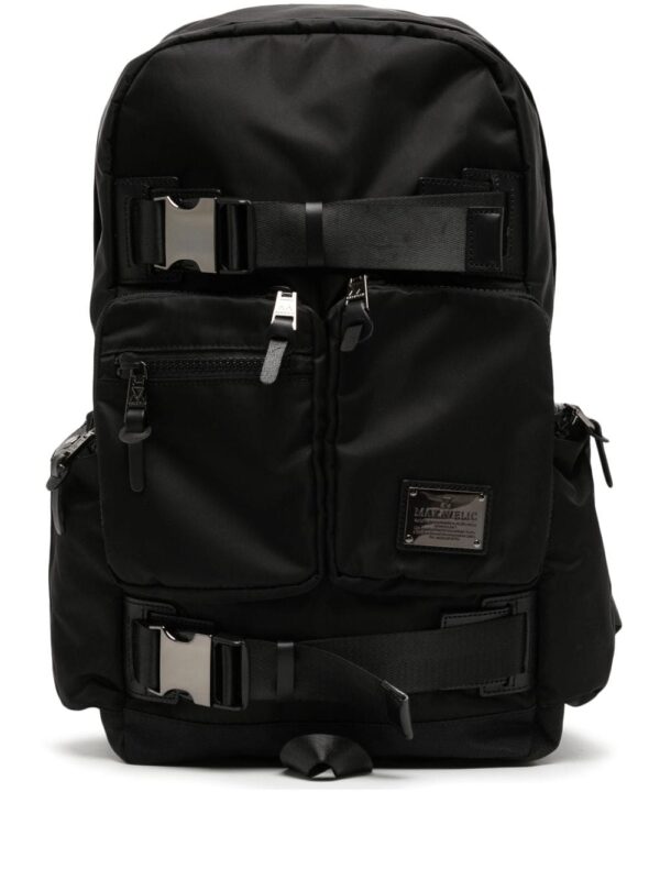 Makavelic multiple zip-fastening pockets backpack