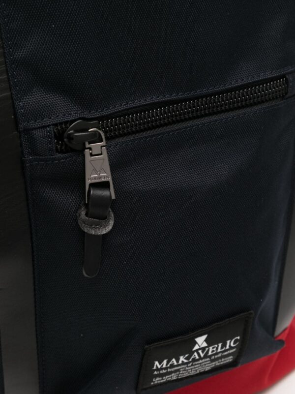 Makavelic contrasting-detail logo-patch backpack - Image 4