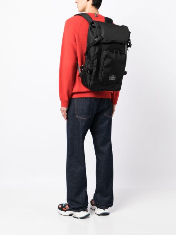 Makavelic multiple pockets logo-patch backpack - Image 2
