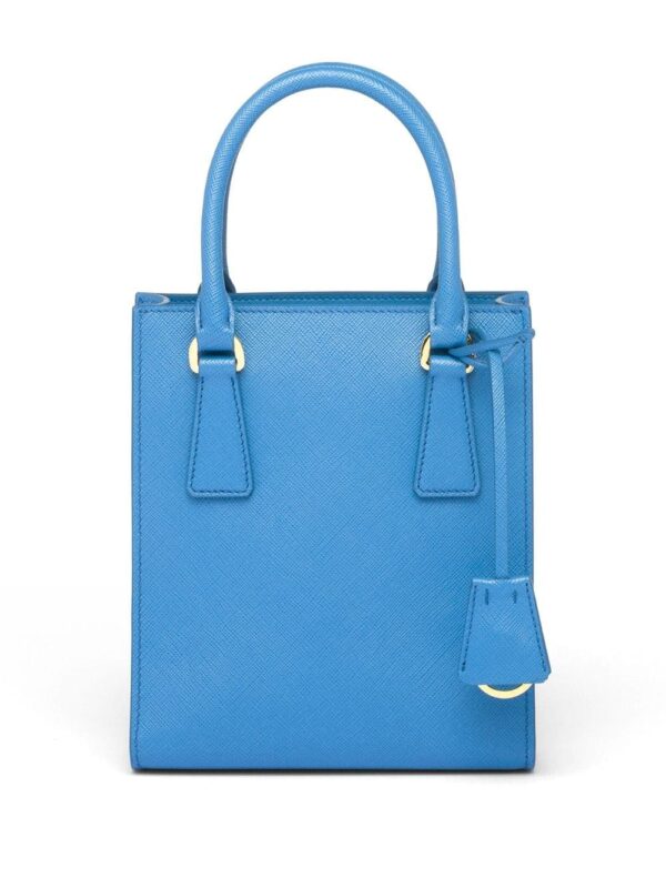 Prada triangle-logo Saffiano-leather tote bag - Image 4