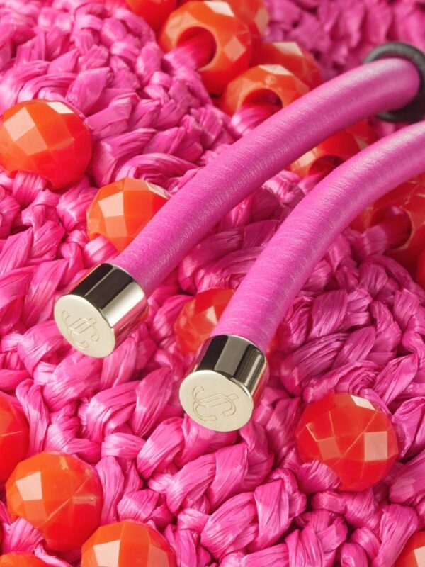 Jimmy Choo Bon Bon woven bucket bag - Image 5
