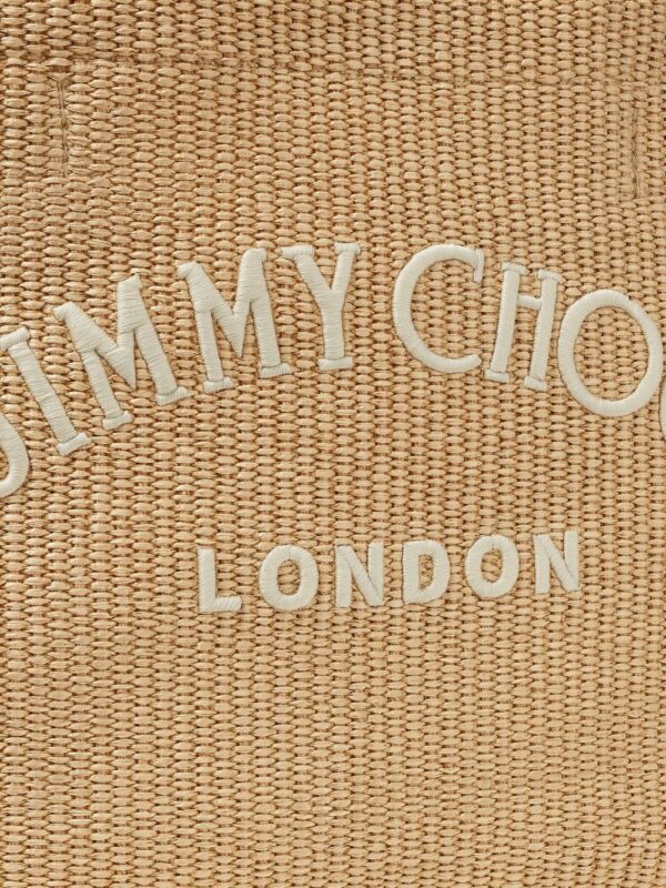 Jimmy Choo logo-print beach tote - Image 5