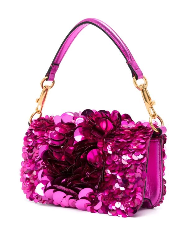Valentino Garavani small Locò sequinned shoulder bag - Image 4