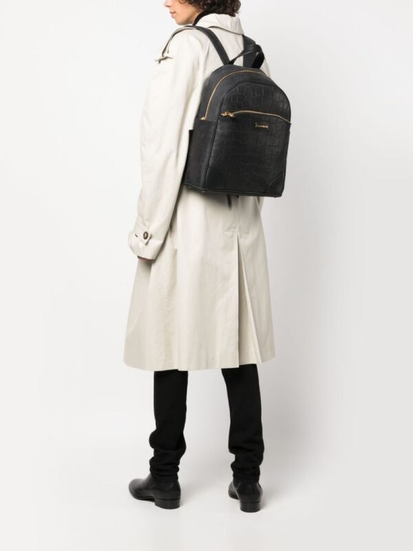 Billionaire crocodile-embossed leather backpack - Image 2