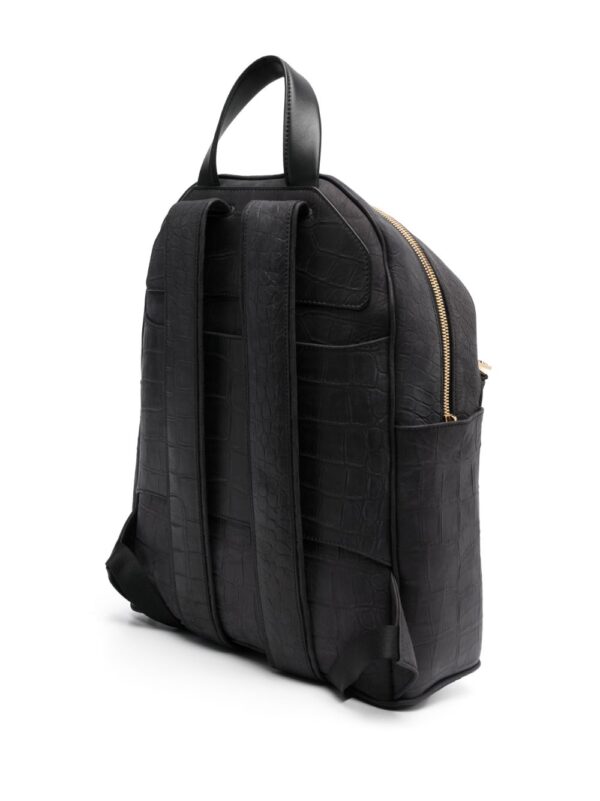 Billionaire crocodile-embossed leather backpack - Image 3