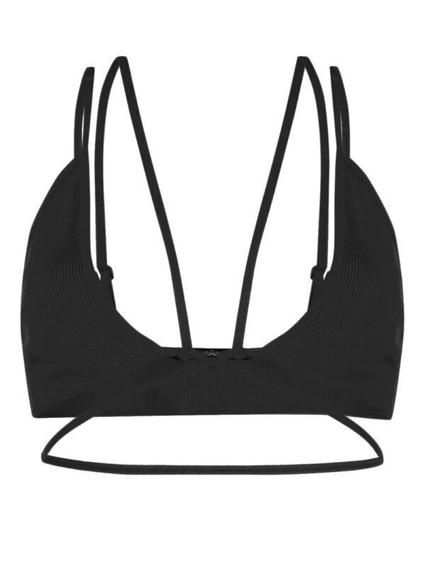ANDREĀDAMO  strappy ribbed bra
