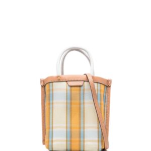 Tory Burch mini Perry check tote bag