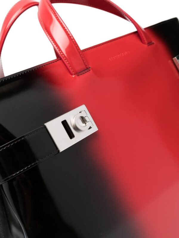 Ferragamo airbrush-effect leather tote - Image 4