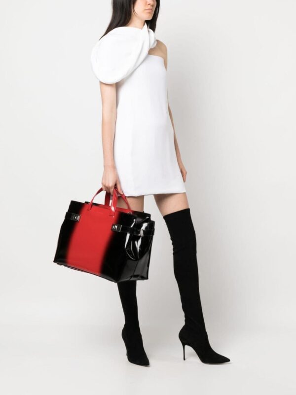 Ferragamo airbrush-effect leather tote - Image 2