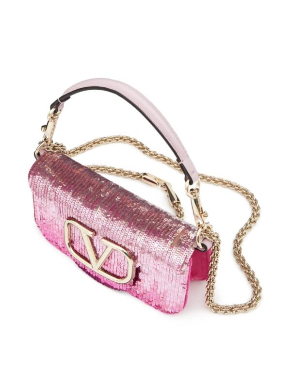 Valentino Garavani small Locò embroidered shoulder bag - Image 5