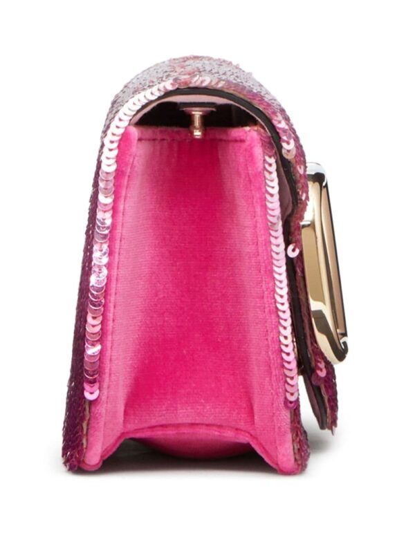 Valentino Garavani small Locò embroidered shoulder bag - Image 4