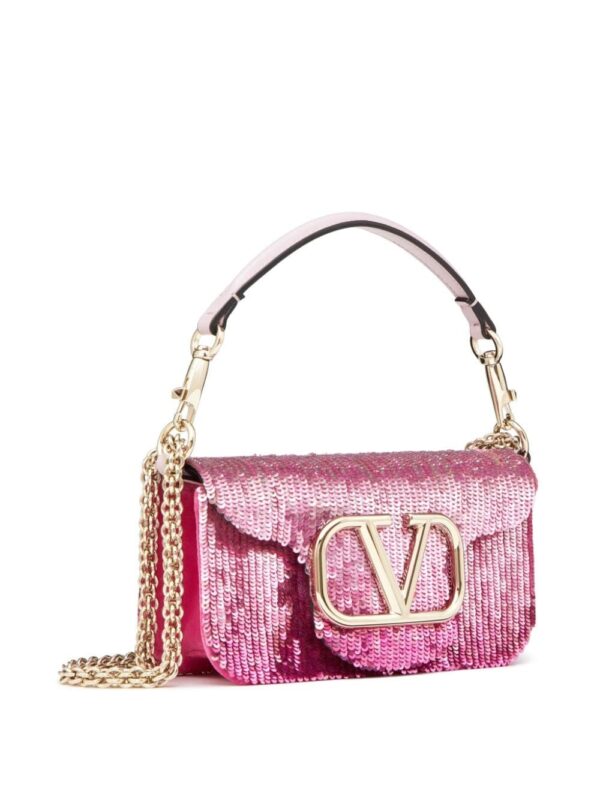 Valentino Garavani small Locò embroidered shoulder bag - Image 3