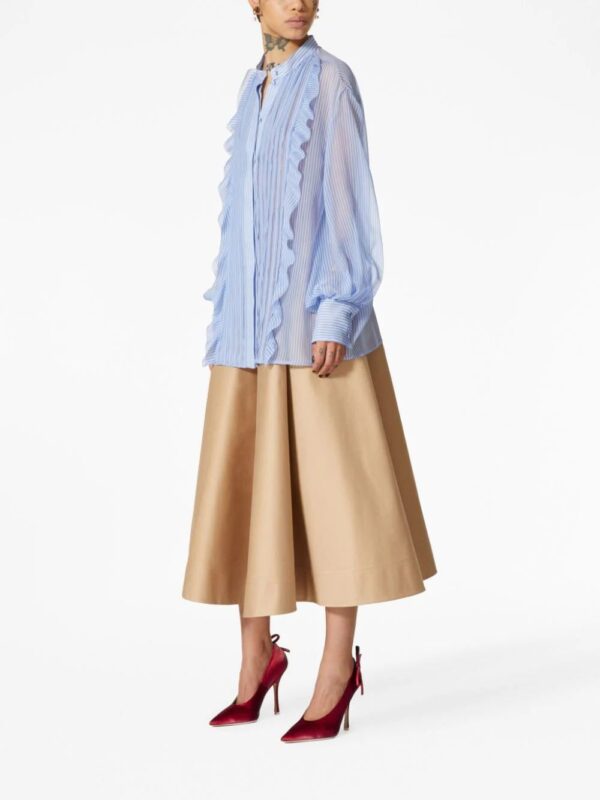 Valentino Garavani  Classic Stripes chiffon shirt - Image 2