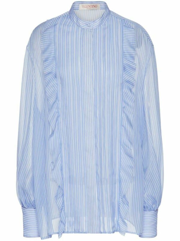 Valentino Garavani  Classic Stripes chiffon shirt