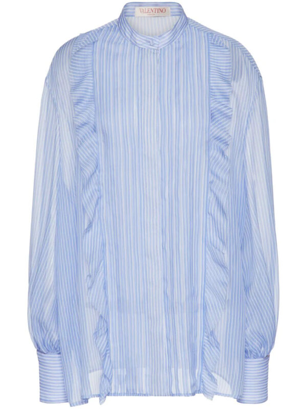 Valentino Garavani  Classic Stripes chiffon shirt